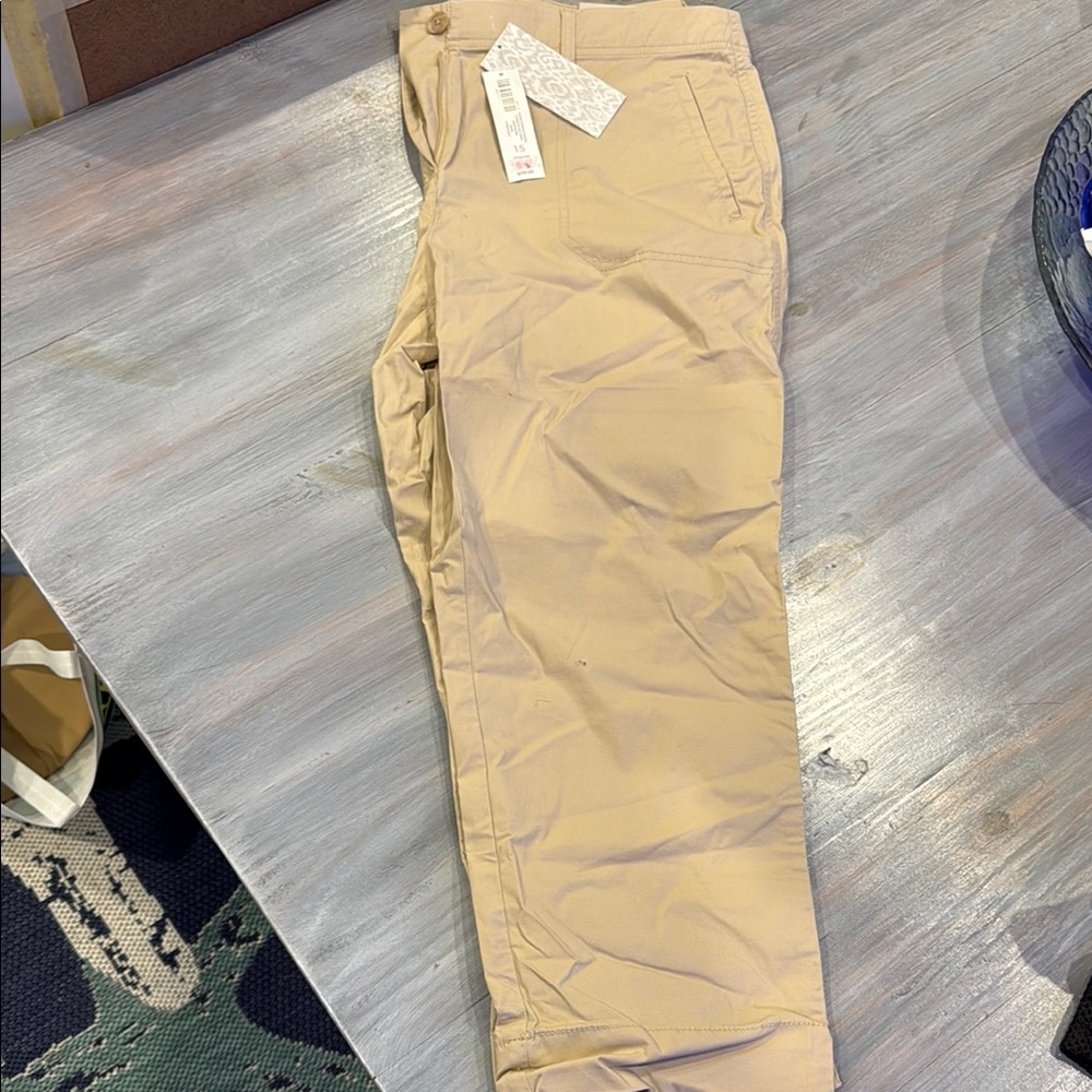Chico's Straight Leg Khaki Beige Pants